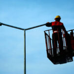 light pole repair, maintenence, bulb replacement, commercial, parking lot